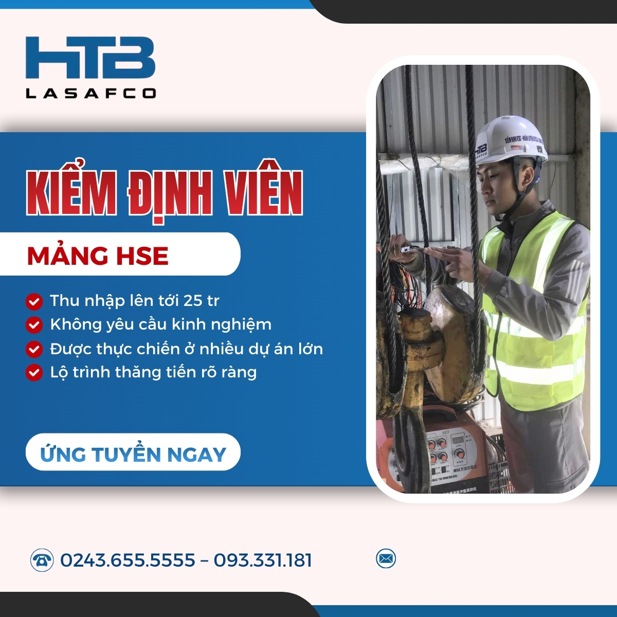 HTB LASAFCO Tuyển Dụng Nhân Sự