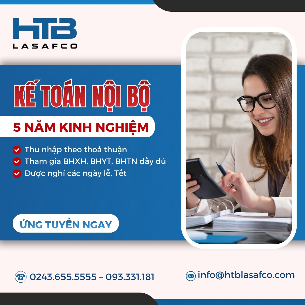 HTB LASAFCO Tuyển Dụng Nhân Sự