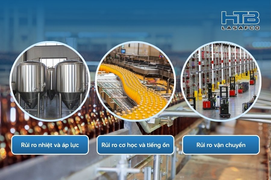 ATVSLĐ Trong Sản Xuất Đồ Uống: Quản Trị Rủi Ro Từ Dây Chuyền Chiết Rót Đến Kho Vận